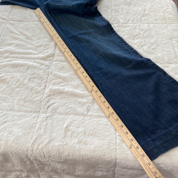 7fam Dojo flare bell bottom Y2k style jeans size 30 7 for all mankind - Picture 7 of 12